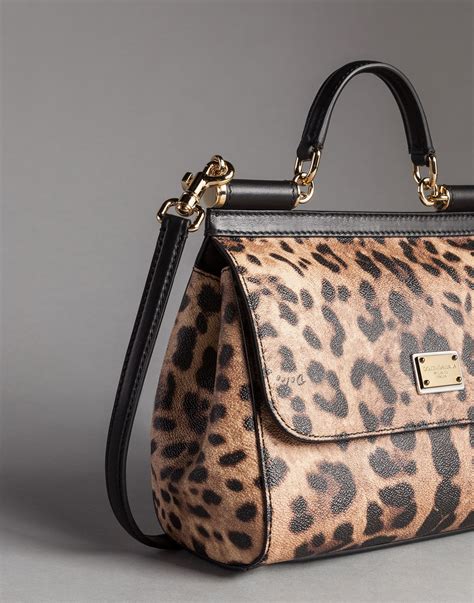 dolce gabbana leopard bag